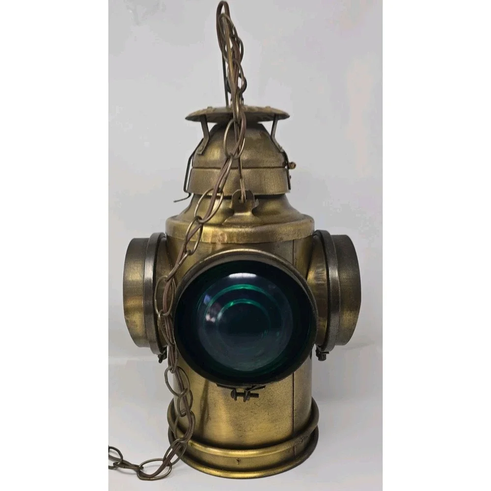 Handlan St Louis USA Alton & Southern Railroad Signal Lantern Light Antique VSD